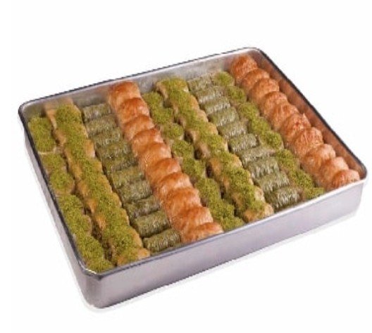 2500 Gr ( 2.5 Kg ) Karışık Cevizli ve Fıstıklı Baklava