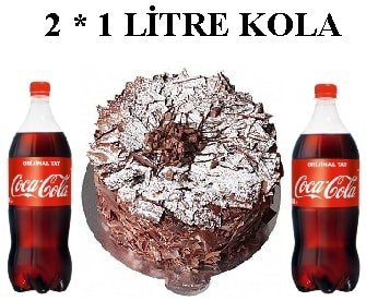 Parça Çikolata Şöleni: 6-9 Kişilik Pasta ve 2 Lt Cola