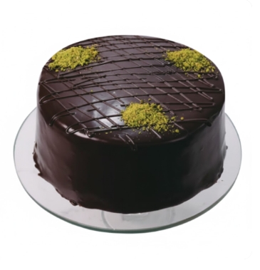 Şık Kutlama Pastası 6-9 Kişilik Çikolatalı Pasta
